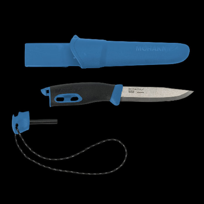 Нож Morakniv Companion Spark, нержавеющая сталь, синий, S