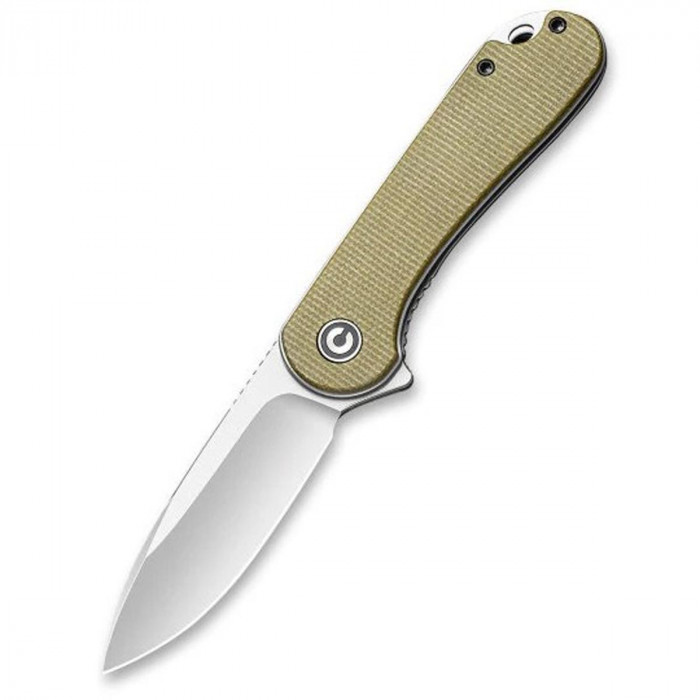 Складной нож CIVIVI Elementum D2 Steel Satin Finished Micarta, оливковый