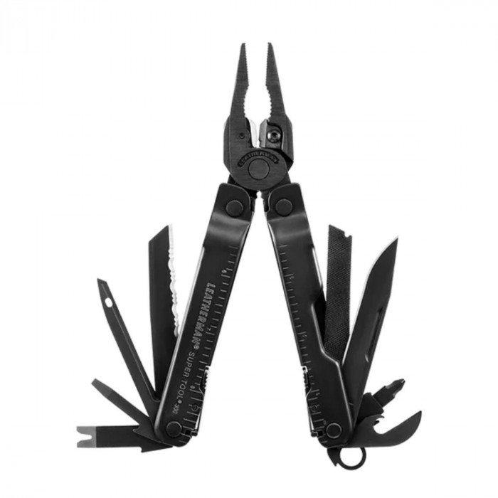 Мультитул Leatherman Super Tool М с нейлоновым чехлом, чёрный