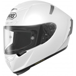 Мотошлем X-Spirit III PLAIN SHOEI белый глянец, белый, S