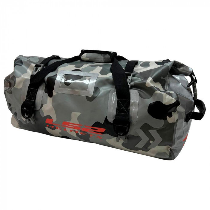 Багажная сумка LS2 Water Proof PVC Камо серая, 65л