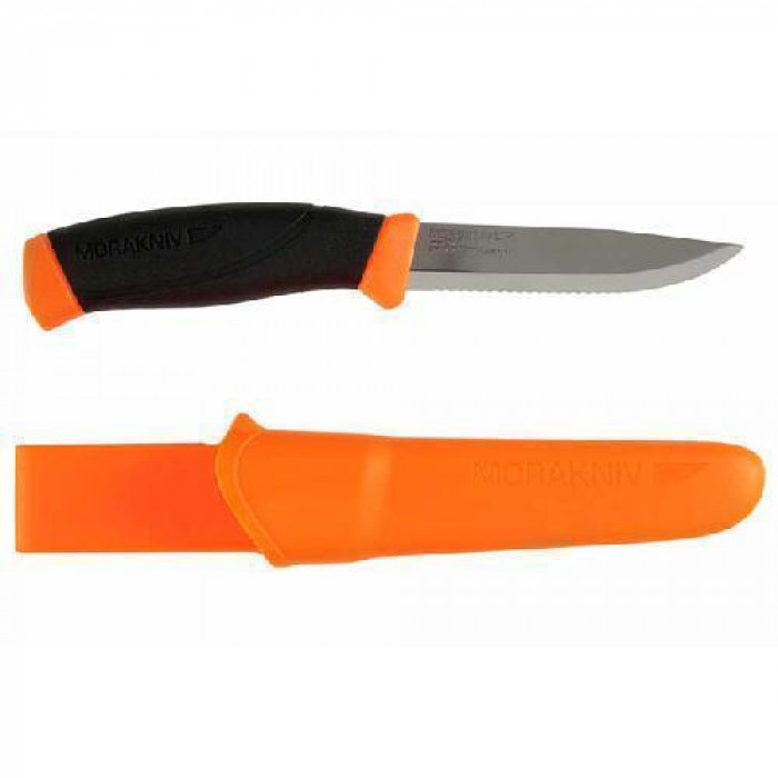 Нож Morakniv Companion Serrated, нержавеющая сталь