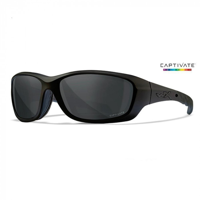 Очки защитные WILEY X Wiley WX Gravity, (Оправа: Чёрный Матовый, Lens: Polarized - Серый)