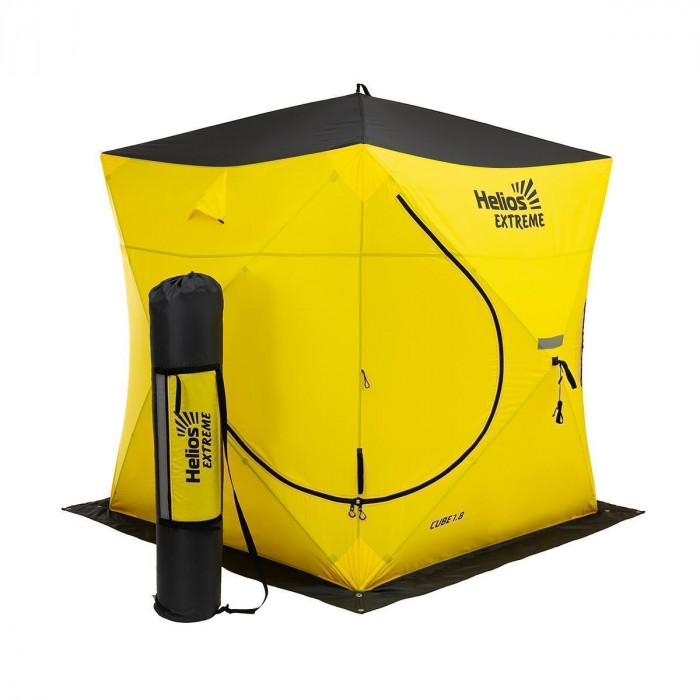 Палатка зимняя CUBE EXTREME 1.8 Helios широкий вход HS-ISТ-CE-1.8-P