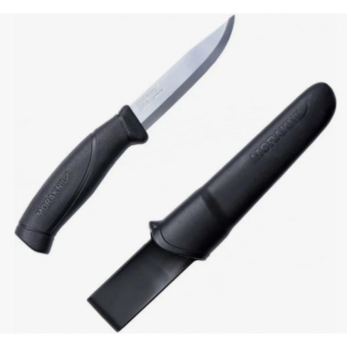 Нож Morakniv Companion, нержавеющая сталь, чёрный