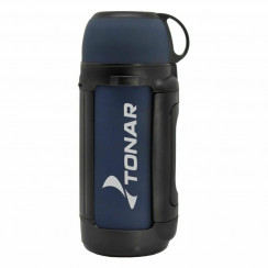 Термос (HS.TM-041) 1400ML (крышка-кружка с ручк, доп.пл.чашка, скл.ручки, ремень) TONAR