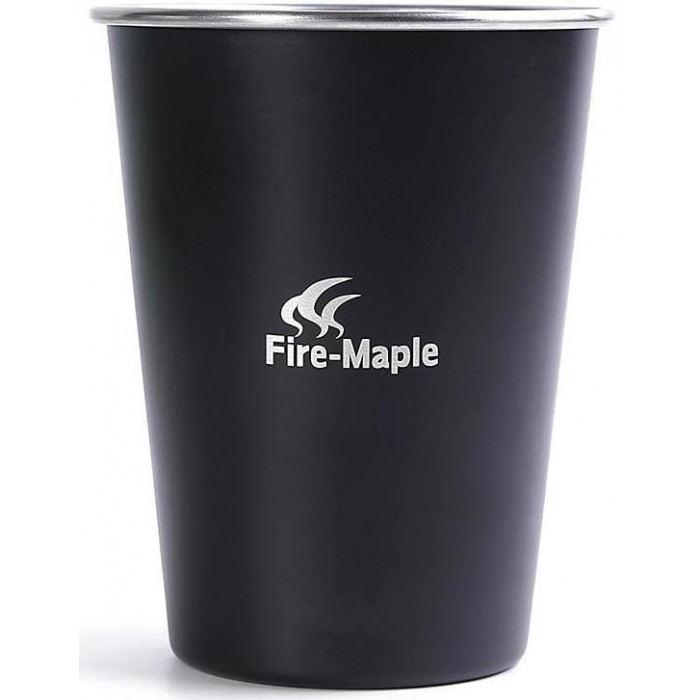 Набор стаканов из нержавеющей стали Fire-Maple ANTARCTI CUP, мл, шт., чёрный