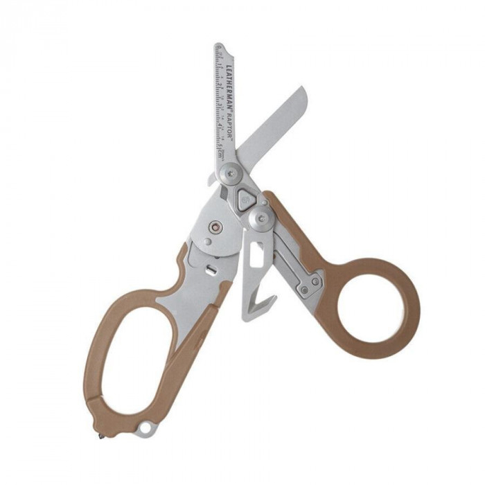 Мультитул LEATHERMAN Raptor Rescue Tan& инстр., 4,8,12,7 см, ножны, чёрный