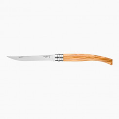 Нож филейный Opinel №12, нержавеющая сталь, рукоять оливковое дерево