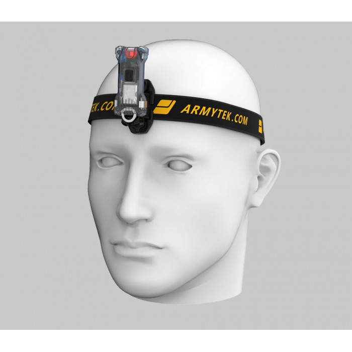 Мультифонарь светодиодный Armytek Zippy Extended Set WR, белый и красный свет, налобное крепление F09101B, синий