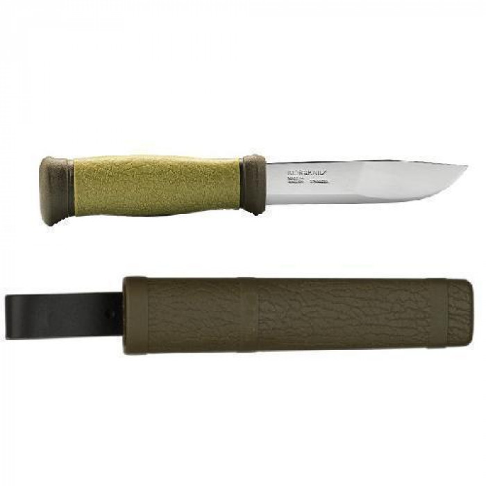 Нож Morakniv Outdoor, нержавеющая сталь, зелёный