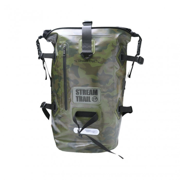 Влагозащитный рюкзак Stream Trail Dry Tank, камуфляжный, зелёный, 40л