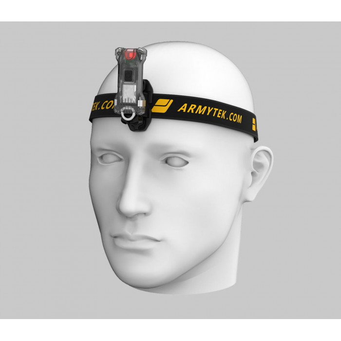 Мультифонарь светодиодный Armytek Zippy Extended Set WR, белый и красный свет, налобное крепление, магнит F09101G, серый
