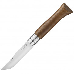 Нож Opinel №9, нержавеющая сталь, ореховая рукоять в картонной коробке