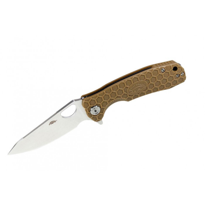 Нож Honey Badger Leaf D2 с песочной рукоятью HB1387, M