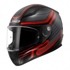Мотошлем LS2 FF353 RAPID II CIRCUIT черно-красный, 2XL, глянцевый, чёрный, красный