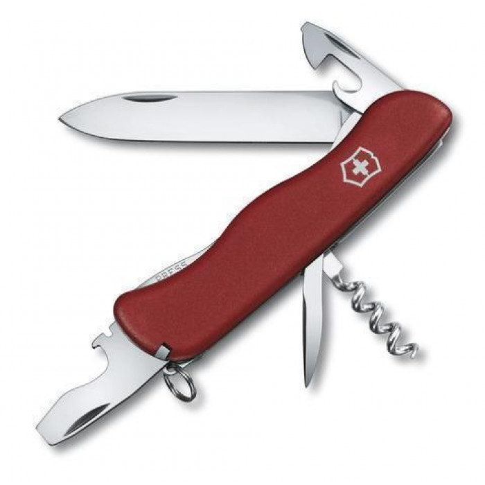 Нож Victorinox Picknicker, мм, функций, с фиксатором лезвия, красный