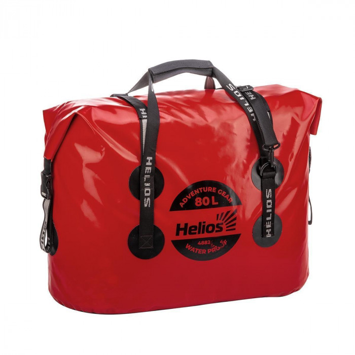 Гермосумка 80л Helios ПВХ, красный,черный HS-GS-80-RB