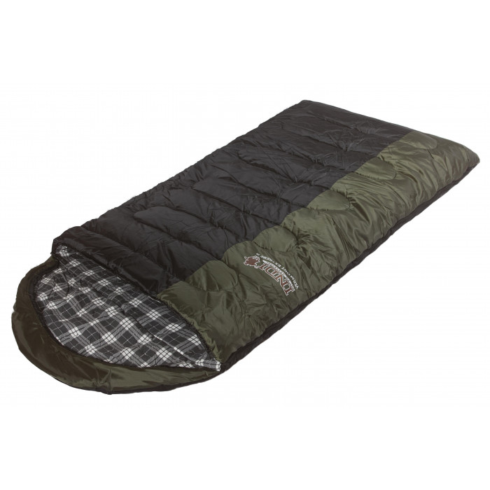 Спальный мешок INDIANA Vermont Extreme -zip от -27 °C одеяло с подголовником, фланель, 195+35X85 см, L
