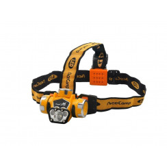 Фонарь налобный AceCamp Power Bank Headlamp, многофункциональный с USB выходом для подзарядки телефонов, Оранжевый, 1035