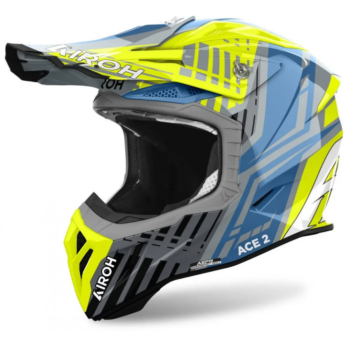 Мотошлем Airoh AVIATOR ACE PROUD Gloss, жёлтый, S