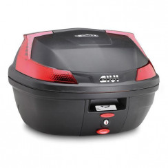Кофр MONOLOCK л Givi - B37N, чёрный, красный