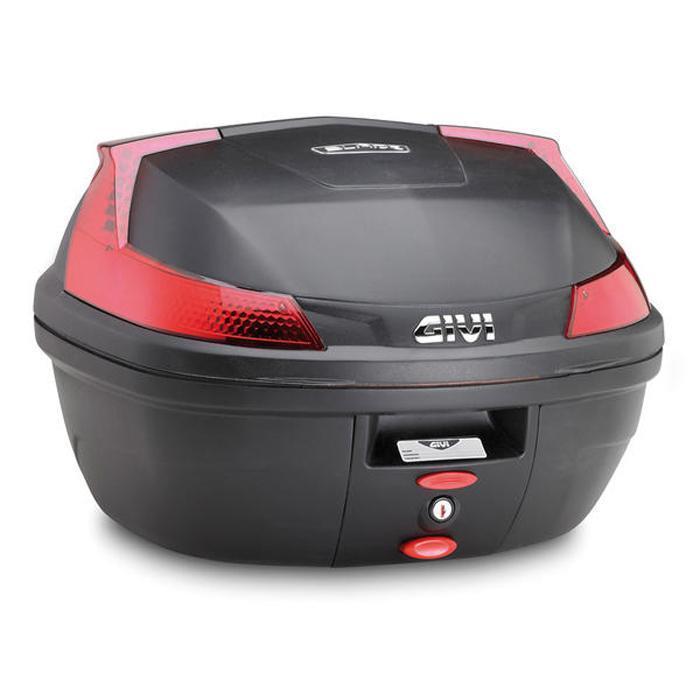 Кофр MONOLOCK л Givi - B37N, чёрный, красный