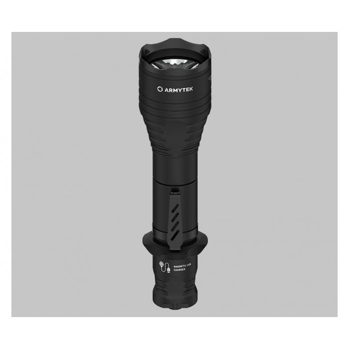 Фонарь тактический Armytek Viking Pro Magnet USB, теплый свет, ремешок, чехол, аккумулятор F07701W